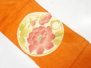 本総絞り　牡丹模様　名古屋帯